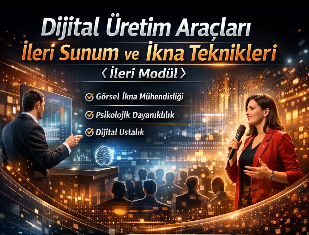 Dijital Üretim Araçları , İleri Sunum ve İkna Teknikleri (İleri Modül)